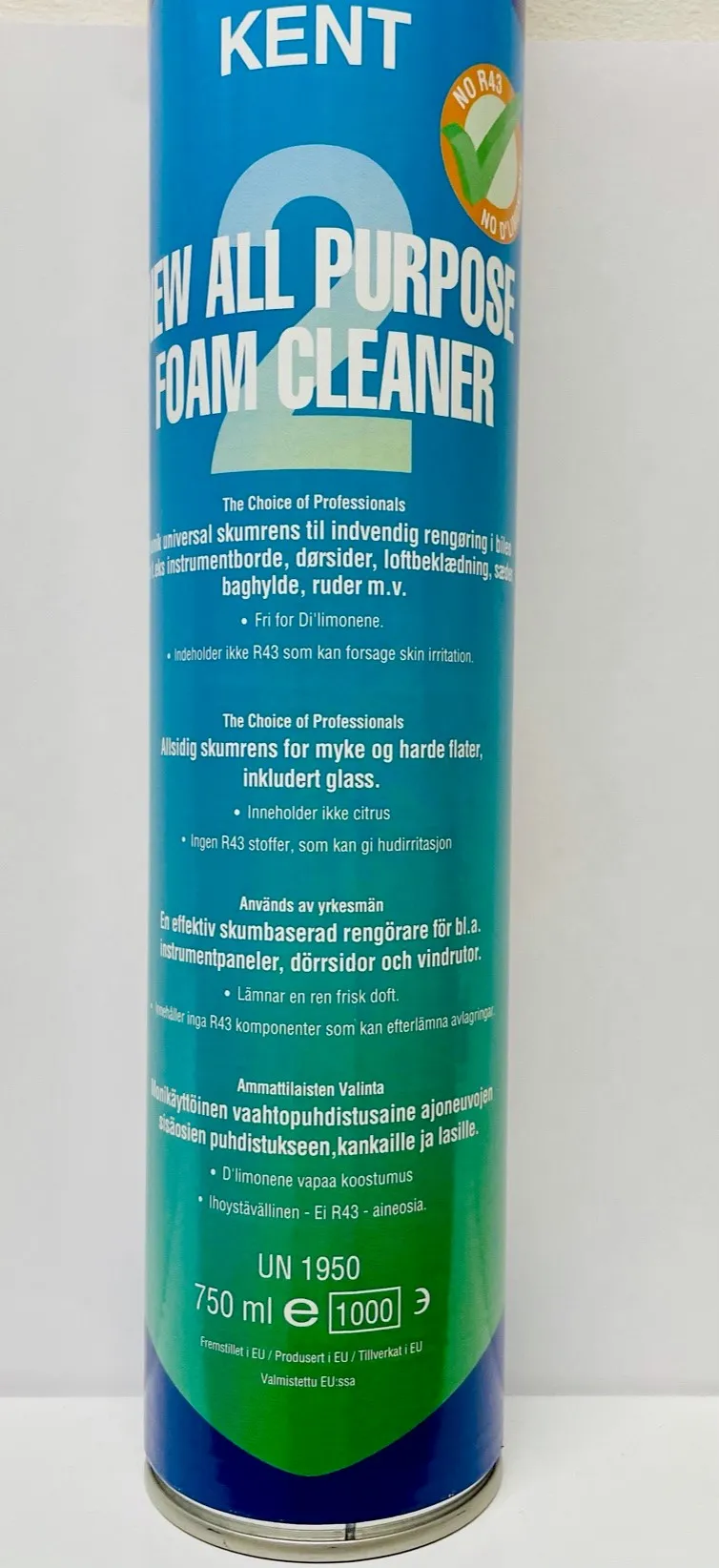 KENT All purpose foam cleaner, 750 ml